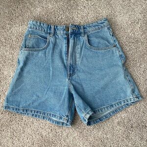 Zara Midi Length Denim Shorts